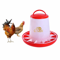 Seau d'alimentation automatique en plastique épaissi pour volailles, mangeoire pour poulets, canards, oies, équipement d'élevage en ferme, vente en gros