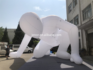 Quảng cáo Khổng Lồ Trắng <span class=keywords><strong>Inflatable</strong></span> người đàn ông mô hình với ánh sáng <span class=keywords><strong>Inflatable</strong></span> nhân vật hoạt hình con người - Product Image 4