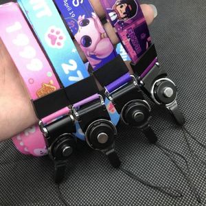 Wholesale Heat Transfer Printing Ribbon Hanging Strap Mobile Phone <b>Lanyard</b> Work Permit Hanging Rope Customizable logo Pattern - Product Image 5