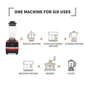 Mixeur Commercial 2-en-1 Silver Crest 4500W Grande Capacité 2L, Broyeur Robuste Portable pour Usage Domestique et Professionnel - Product Image 5