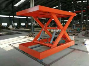 Nền tảng nâng người dạng kéo cắt thủy lực trong nhà 380V, thang máy thẳng đứng với bàn xoay, chất liệu thép, dành cho khách sạn - Product Image 5