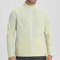 Vestes de course personnalisées avec logo transféré, protection UV SPF50+, pour athlètes, hommes