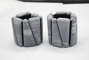 MOWIN Pesi per Caviglie con Velcro Effetto Marmo, 4 Libbre, Accessorio Essenziale per Modellare il Corpo e il Fitness - Product Image 4