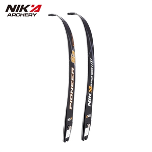 Palas de arco recurvo Nika Archery <span class=keywords><strong>S3</strong></span> de 68 pulgadas, de fibra de vidrio y núcleo de espuma, compatibles con ILF. - Product Image 1