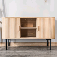 Combohome Nouveau Produit Meuble TV Moderne et Simple en Bois Couleur Naturelle, Table d'Appoint, Meuble TV, Tables Basses pour Hôtel