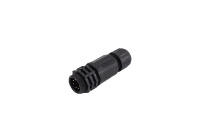 Connecteur d'accouplement installable mâle droit IP67 IP68 E10 fileté 2 3 4 5 6 7 8 10 connecteur Standard de l'industrie à 12 broches