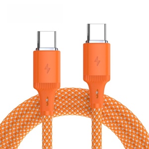 USB-C ถักเป็นที่<span class=keywords><strong>ชาร์จ</strong></span> USB-C สำหรับ iPhone Samsung 60W <span class=keywords><strong>สาย</strong></span> <span class=keywords><strong>supercharge</strong></span> Type-C ไปยัง Type-C สำหรับ<span class=keywords><strong>สาย</strong></span>ถ่ายโอนข้อมูล iPhone - Product Image 2