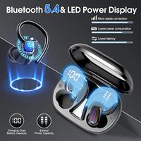 Écouteurs Sans Fil Bluetooth 5.3, Casque Sportif Original Style Oreille Suspendue, Sans Annulation de Bruit, Écouteurs TWS Sans Fil