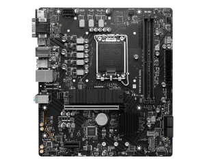 Carte mère d'ordinateur MSI <span class=keywords><strong>PRO</strong></span> B760M-G DDR4 2x DDR4 LGA 1700 Support 12e processeur processeur de jeu - Product Image 2