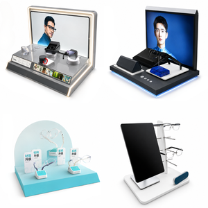 DSP Vietnam Factory Custom Counter LED Eyewear <b>Display</b> Backlit Ad Light <b>Box</b> Smart Sunglasses Watch <b>Display</b> Retail Showcase - Product Image 3