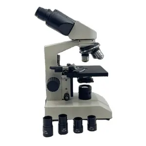 Mikroskop binokular laboratorium peralatan edukasi, teropong binokular mikroskop Stereo