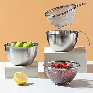 Taza Mezcladora Mini de Acero Inoxidable para el Hogar con Asa <span class=keywords><strong>CY</strong></span>, Taza de Cocina de Pequeña Capacidad, Tazón para Preparación de Alimentos - Product Image 5