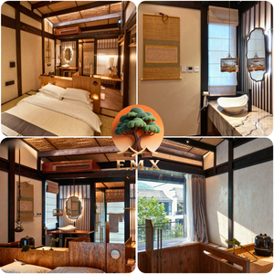 Casa Familiar de Madera de Varias Generaciones, Villas con Suites Separadas, Hotel, Edificio de Oficinas, Centro Comercial, Diseño Asiático Estilo Song para Comedor - Product Image 3