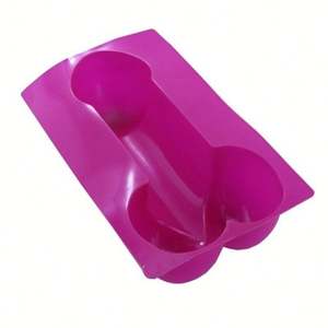 Lebensmittel qualität Mikrowellen geeignete große <span class=keywords><strong>Dildo</strong></span> form Silikon Penis Silikon Kuchen formen Lustige Kuchen form Kuchen Backformen - Product Image 4