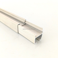 Profilés de rail pour rideaux profilés extrudés en aluminium décoratifs pour portes et fenêtres écran fournisseur d'usine enduit de poudre