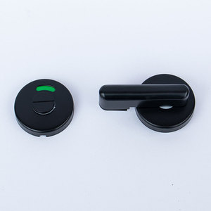 Poignée de porte en acier inoxydable 304-860 brossé, style moderne et minimaliste, quincaillerie pour cloisons de toilettes publiques - Product Image 2