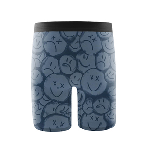 Calzoncillos bóxer de tiro medio personalizados de marca americana para hombre, calzoncillos deportivos antibacterianos transpirables suaves, estampado de logotipo, Sexy de talla grande - Product Image 3