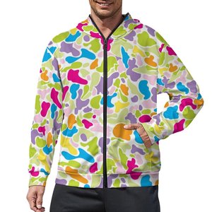 <span class=keywords><strong>Felpa</strong></span> con Cappuccio e Zip <span class=keywords><strong>Viola</strong></span> Mimetica Trendy, Stile Y2K, Streetwear, Giacca con Cappuccio Cloud Camo, <span class=keywords><strong>Felpa</strong></span> Casual per <span class=keywords><strong>Uomo</strong></span> e Donna - Product Image 5
