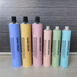Tubos plegables con tapa de aluminio Cosméticos Tubo de metal suave 50ml 80ml <span class=keywords><strong>Primer</strong></span> Paquete sin plástico Protector solar Tubos mate reciclables - Product Image 3