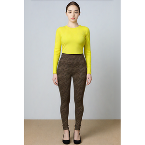Leggings pour femmes de haute qualité, imprimé léopard personnalisé, taille haute, coupe slim, <span class=keywords><strong>pantalon</strong></span> élégant et ajusté pour femmes, port quotidien décontracté - Product Image 2