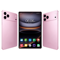 Tablet PC Android 14 10.1 inci 17 Pro Max untuk Dewasa, Penggunaan Kantor, Dual SIM, Panggilan Telepon, 8+128GB, WIFI, 3G, 4G, Dilengkapi Keyboard