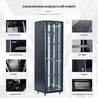 Haute qualité 32U 600x600 serveur debout au sol Rack Cabinet It Solutions stockage sécurisé du matériel gestion efficace des câbles