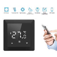 Termostato Inteligente WiFi HY516 Tuya 3A 16A con Pantalla Táctil, Controlador Digital de Temperatura para Calefacción por Suelo Radiante Eléctrico, Caldera de Gas