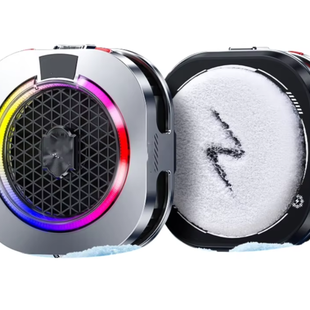 New Phone Cooler Cooling Fan for Phone With RGB Light Magnetic Frosty Cooler for Mobile Game for Smartphone Phone Cooler CX07