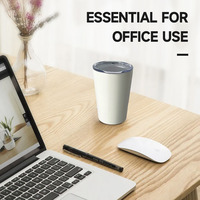 Gobelet de voyage isolé en acier inoxydable de qualité professionnelle écologique de 12oz 18/10
