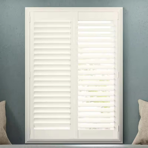 Kit de persiennes à lamelles en faux <span class=keywords><strong>bois</strong></span>, faciles à nettoyer, du meilleur fabricant, <span class=keywords><strong>pour</strong></span> montage DIY, idéales <span class=keywords><strong>pour</strong></span> l'extérieur et le salon - Product Image 3