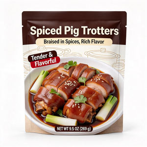 Bolsa <span class=keywords><strong>de</strong></span> Embalaje <span class=keywords><strong>de</strong></span> Alimentos Personalizada, Impresa, <span class=keywords><strong>de</strong></span> Aluminio y Plástico, para Alimentos Enlatados y Patas <span class=keywords><strong>de</strong></span> Cerdo Sazonadas - Product Image 1