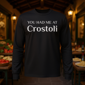 Mi ha conquistato anche tu, amante della cucina italiana, maglietta a maniche lunghe Crostoli - Product Image 3