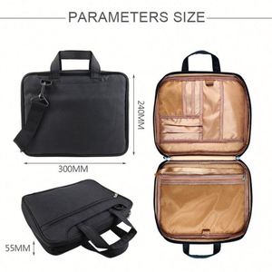 กระเป๋าสะพายไหล่ขนาดใหญ่แบบขยายได้ สำหรับใส่แล็ปท็อป กันน้ำ ดีไซน์หรูหรา เหมาะสำหรับนักธุรกิจและการเดินทาง พร้อมช่องจัดเก็บของ สำหรับผู้ชายและผู้หญิง - Product Image 6