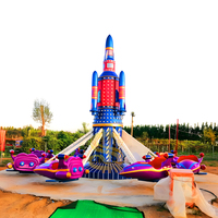 Manège auto-volant pour enfants, équipement de parc d'attractions, équipement de divertissement en plein air, attraction de terrain de jeux, aventure familiale