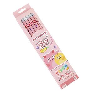 Lápices BEN DEER 2B, paquete de 12, diseño de dibujos animados para niños, útiles escolares - Product Image 2