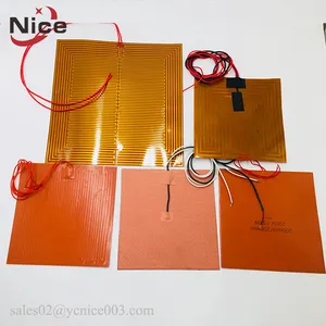 24v 400w 600x600 silicone rubber heat bed