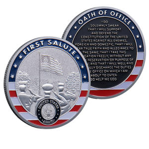 Moneta Commemorativa in Metallo Intagliato su Due Lati, Tema '<span class=keywords><strong>Giuramento</strong></span> di Ufficio', Moneta Souvenir da Collezione 'Prima Saluto' - Product Image 4