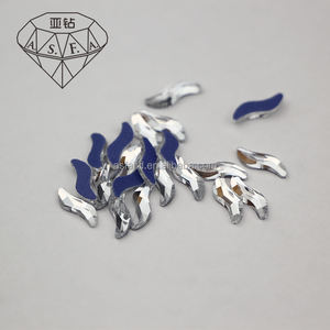 Strass thermocollants en forme de S ASFA06 de 10,0 mm, tailles SS6 et SS10, pour machine à strass, pour fixer des cristaux AB. - Product Image 3