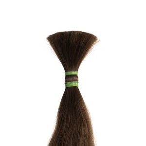 Mechones de Cabello Virgen de Doble Trama Ultra Gruesos y de Alta Densidad, Color Negro Natural, Trama Única, Cabello Humano 100% Natural Sin Procesar - Product Image 4