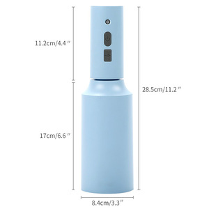 Pulvérisateur Électrique Rechargeable, Flacon Distributeur Rond en Plastique Bleu de 28,5 cm pour Soins des Plantes et des Cheveux - Product Image 1