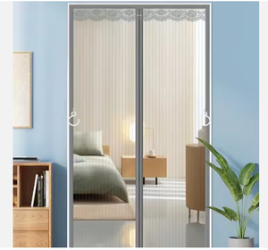 Vente en gros 2025 nouveau style de rideau de porte magnétique <span class=keywords><strong>moustiquaire</strong></span> <span class=keywords><strong>moustiquaire</strong></span> en polyester design moderne étanche personnalisé - Product Image 1