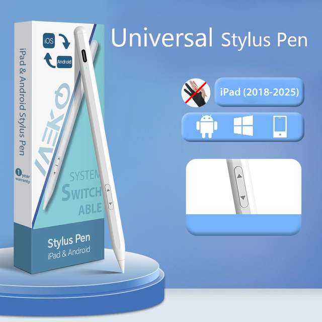Universal Stylus Pen for iPad with Palm Rejection Magnetic Attachment Custom Box New Stylus Pen for Android Capacitive Screens
