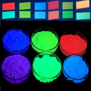 Sıcak satış 365nm veya 254nm kırmızı sarı yeşil mavi UV görünmez floresan Pigment tozu