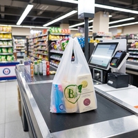 Sacs d'emballage pour t-shirts 100% biodégradables, sacs en plastique compostable PLA