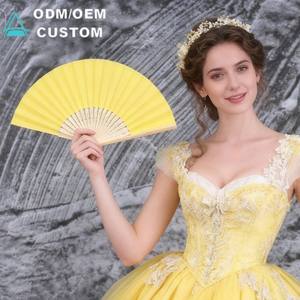 Éventail en bois pour souvenir de mariage, Abanicos De Mano Madera, éventail pliant en bois, boîte, cadeau artisanal exécutif, éventails à main - Product Image 3