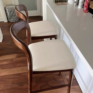 Sgabello da <span class=keywords><strong>Bar</strong></span> Moderno in Legno Massello Italiano, Sedia Alta <span class=keywords><strong>per</strong></span> <span class=keywords><strong>Esterni</strong></span>, Soggiorno, Bistrot, Ristorante, Hotel o <span class=keywords><strong>Bar</strong></span> Domestico - Product Image 6