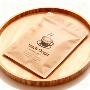 Custom Logo Matte <strong>Black</strong> Aluminum <strong>Small</strong> <strong>Bags</strong> Packaging Sachet for Samples Food Grade Coffee Tea Herbal Snack Mylar Zipper <strong>Bags</strong> - Product Image 4