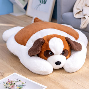 Yumuşak ayı köpek corgi <span class=keywords><strong>husky</strong></span> peluş dolması kat mat peluş yavru köpek bebek oyun koltuk minderi çocuk odası hayvan rahat oyun yer minderi - Product Image 3