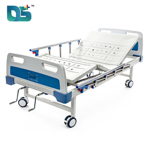 Cama de <span class=keywords><strong>Hospital</strong></span> Manual Ajustable con Barandilla Lateral Elevable, 2 Funciones, 2 Manivelas, Precio Económico, para Pacientes - Product Image 3