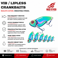 Échantillon Gratuit Leurre ABS VIB Spooner Coloré Micro Pêche Toutes Couches d'Eau Appât Coulant Pêche sur Glace Saumon Lac Rivière